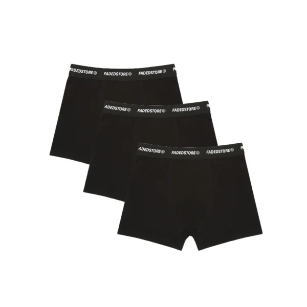 3 Pack Boxers Black