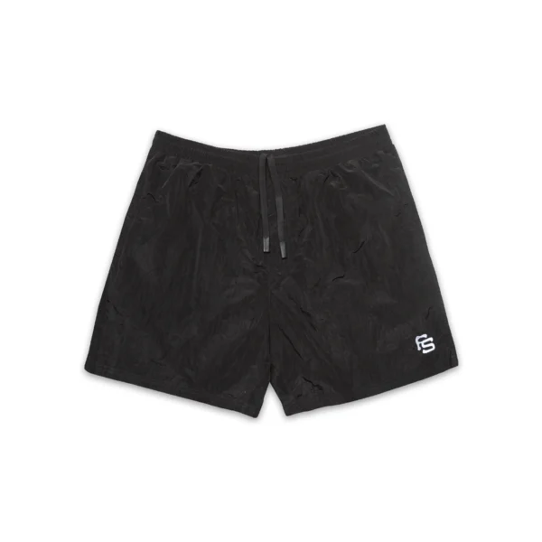 Crinkle Swim Short Black