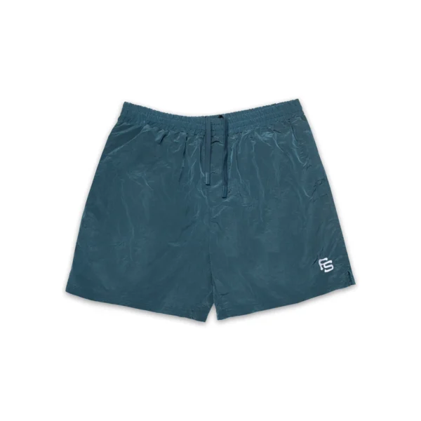 Crinkle Swim Short Teal