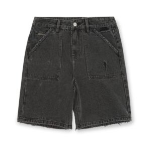 Denim Pocket Short Washed Black