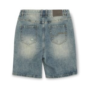 Denim Pocket Short Washed Blue