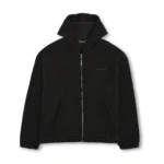 Full Zip Borg Jacket Black