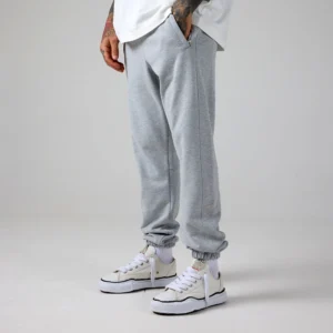 Heavyweight Cuffed Jogger Grey Marl