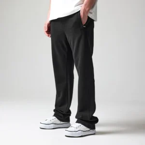 Heavyweight Open Hem Jogger Black