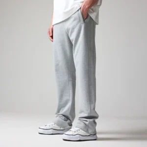 Heavyweight Open Hem Jogger Grey Marl