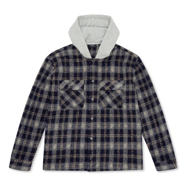 Hooded Overshirt Navy