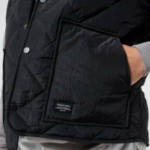 Quilted Gilet Black