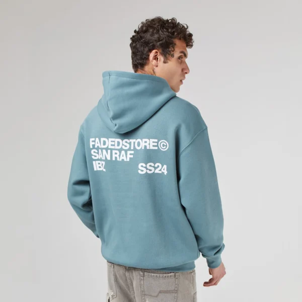 San Rafael Hoodie Blue Frost