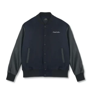 Signature Varsity Jacket Navy