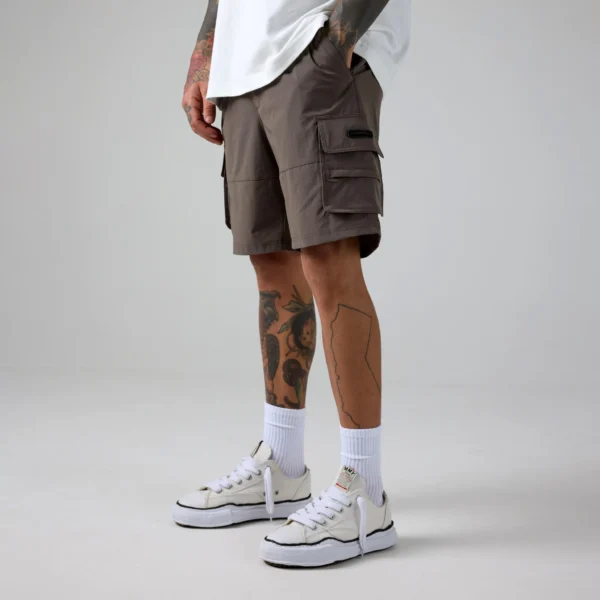 Stretch Tech Cargo Short Ash Brown