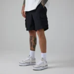 Stretch Tech Cargo Short Black