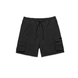 Stretch Tech Cargo Short Black