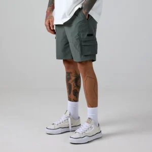 Stretch Tech Cargo Short Dark Sage