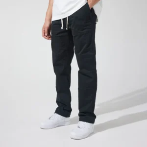 Washed Military Cargo Pant Black